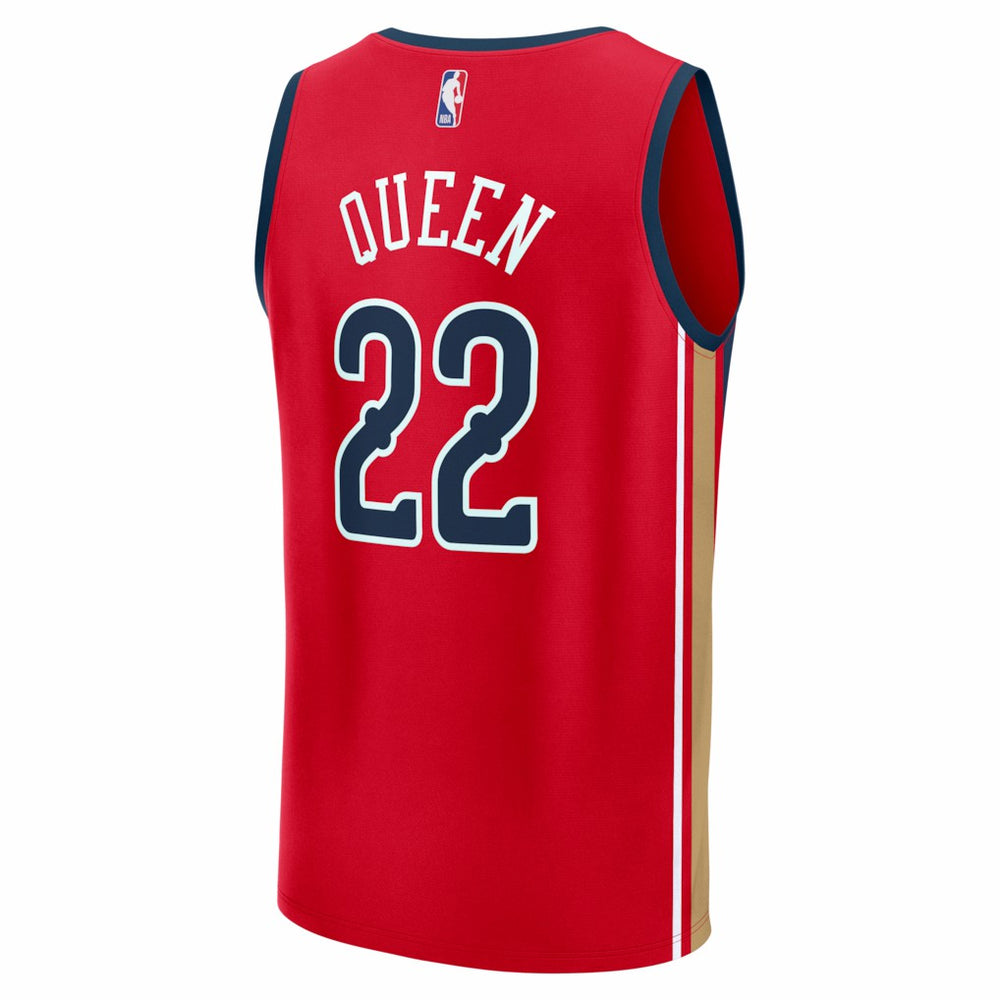 Derik Queen New Orleans Pelicans Fast Break Replica Player Jersey Statement Edition Red | Fanatics online