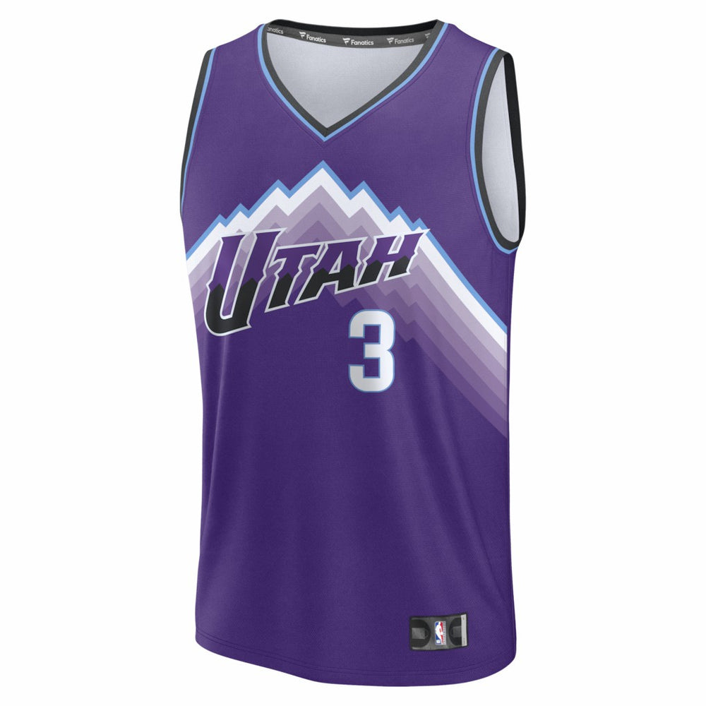 Keyonte George Utah Jazz Fast Break Replica Jersey Purple Icon Edition | Fanatics discount