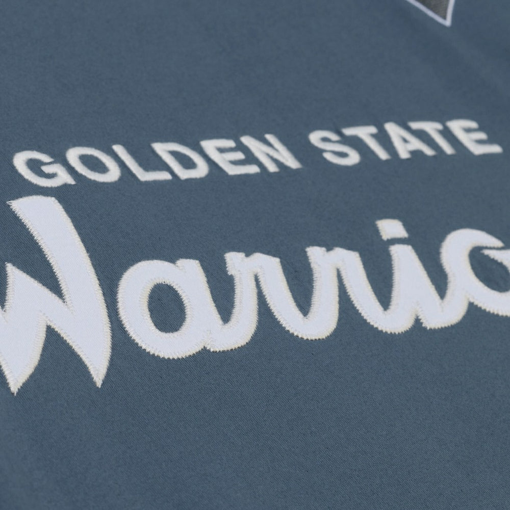 Golden State Warriors Thunderstorm T-Shirt for sale Blue | Mitchell & Ness Lifestyle