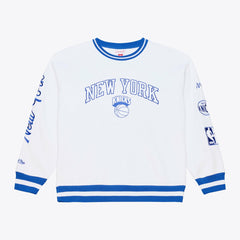 New York Knicks Arctic Fleece Sweatshirt White | Mitchell & Ness outlet
