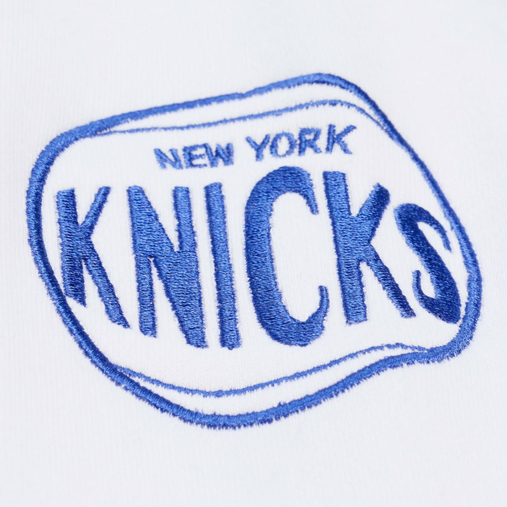 New York Knicks Arctic Fleece Sweatshirt White | Mitchell & Ness outlet