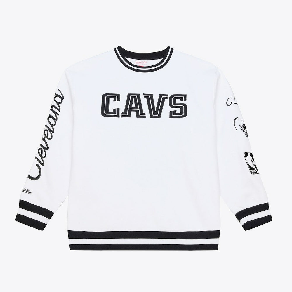 Cleveland Cavaliers Arctic Fleece Sweatshirt for sale White | Mitchell & Ness outlet