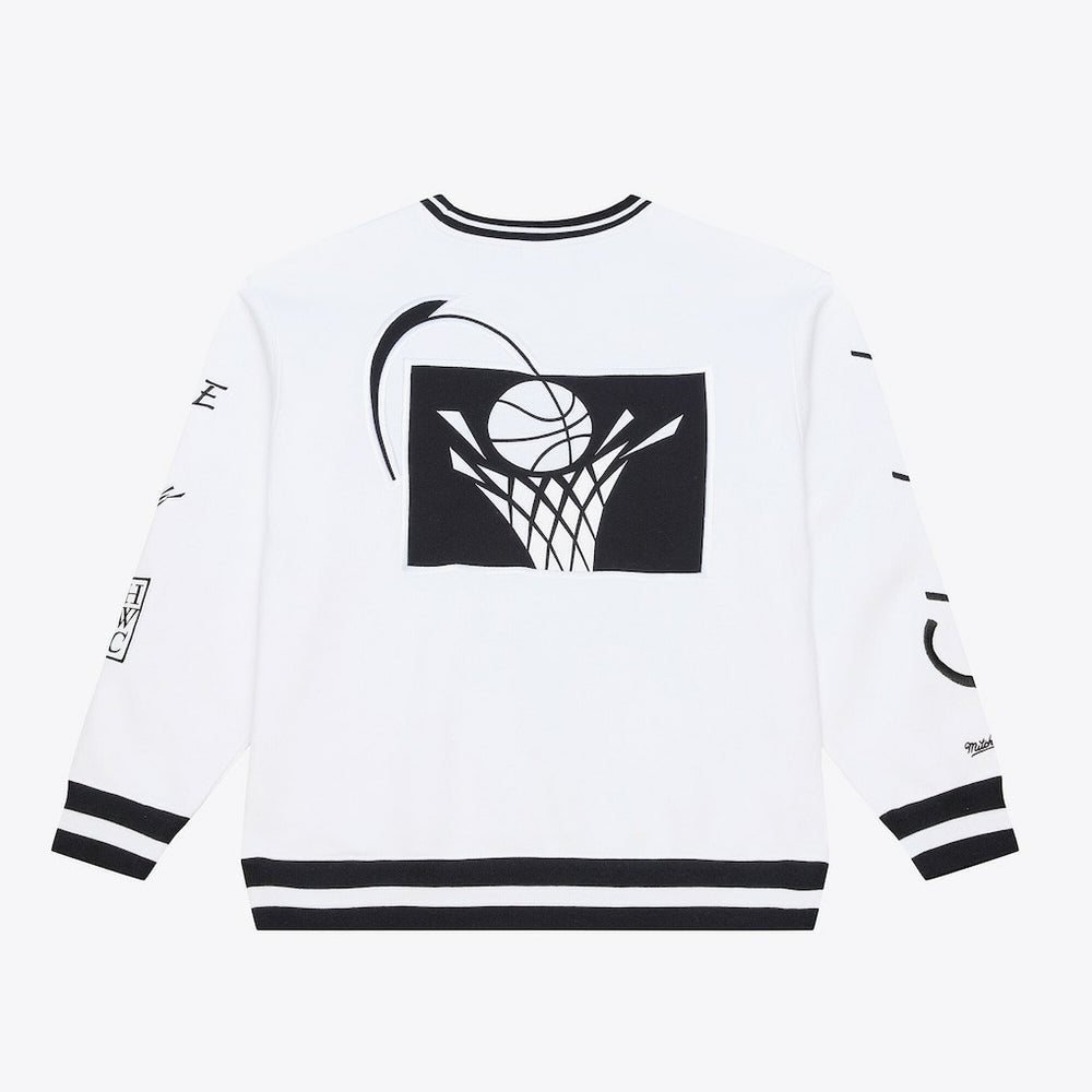 Cleveland Cavaliers Arctic Fleece Sweatshirt for sale White | Mitchell & Ness outlet