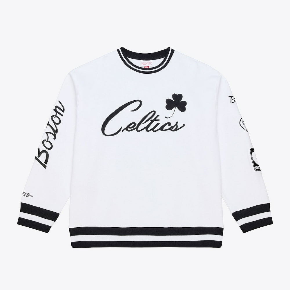 Boston Celtics Arctic Fleece Sweatshirt White | Mitchell & Ness online