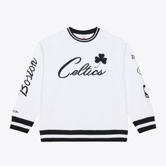 Boston Celtics Arctic Fleece Sweatshirt White | Mitchell & Ness online