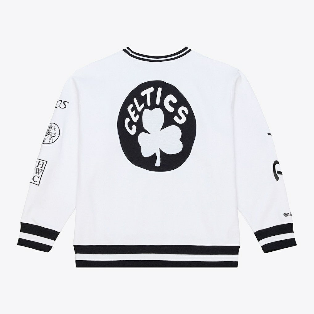 Boston Celtics Arctic Fleece Sweatshirt White | Mitchell & Ness online