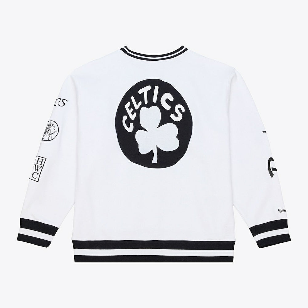Boston Celtics Arctic Fleece Sweatshirt White | Mitchell & Ness online