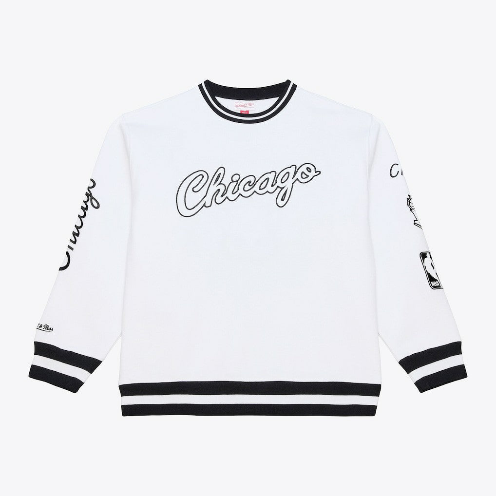 Chicago Bulls Hardwood Classics Arctic Fleece Sweatshirt White | Mitchell & Ness Near Me