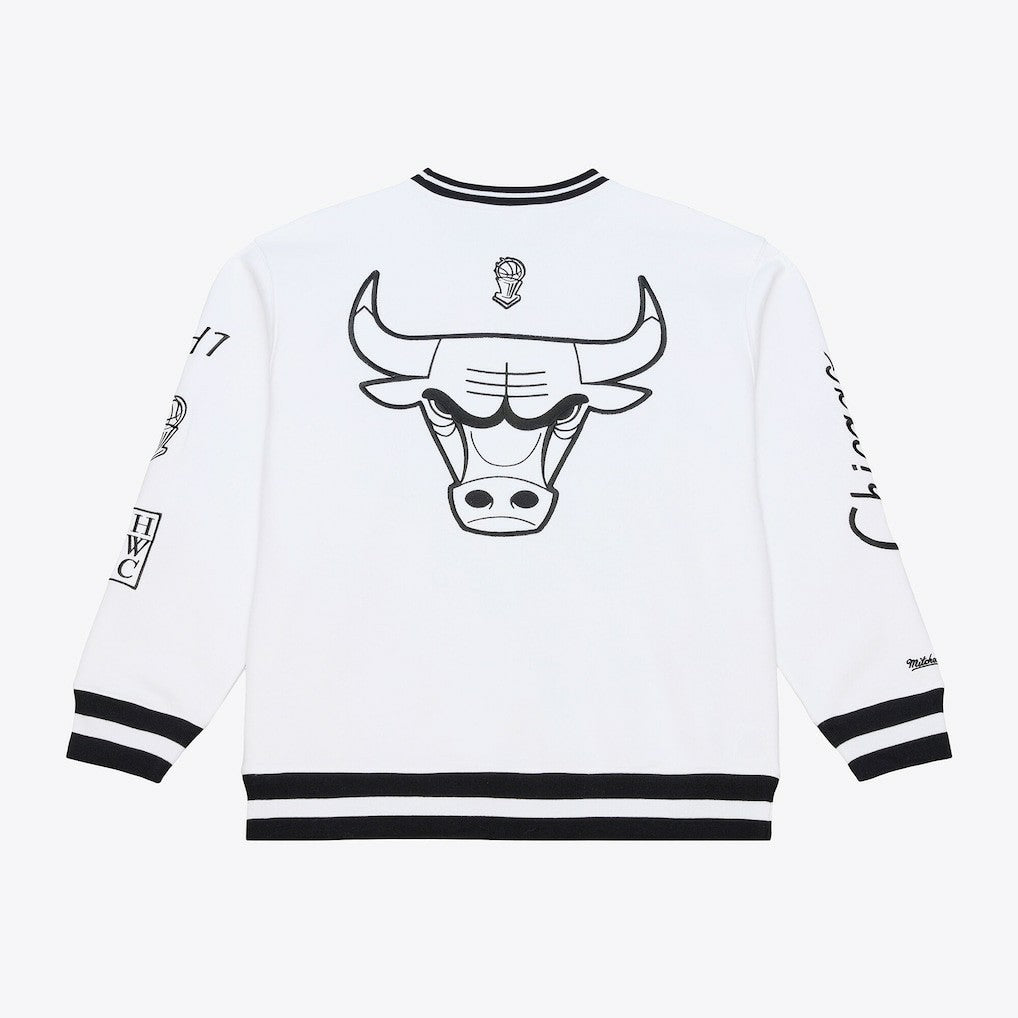 Chicago Bulls Hardwood Classics Arctic Fleece Sweatshirt White | Mitchell & Ness Near Me