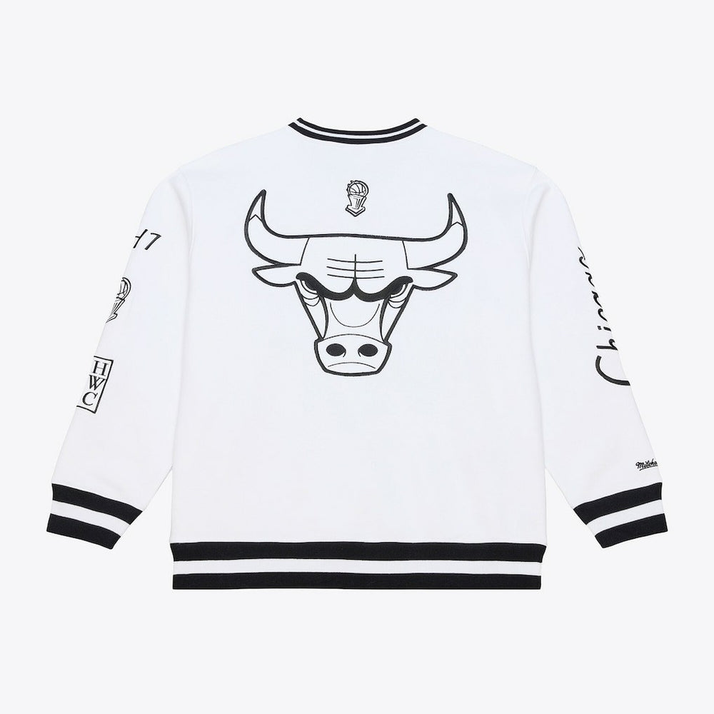 Chicago Bulls Hardwood Classics Arctic Fleece Sweatshirt White | Mitchell & Ness Near Me