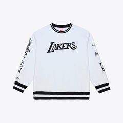 Los Angeles Lakers Arctic Fleece Sweatshirt White | Mitchell & Ness