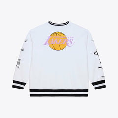 Los Angeles Lakers Arctic Fleece Sweatshirt White | Mitchell & Ness