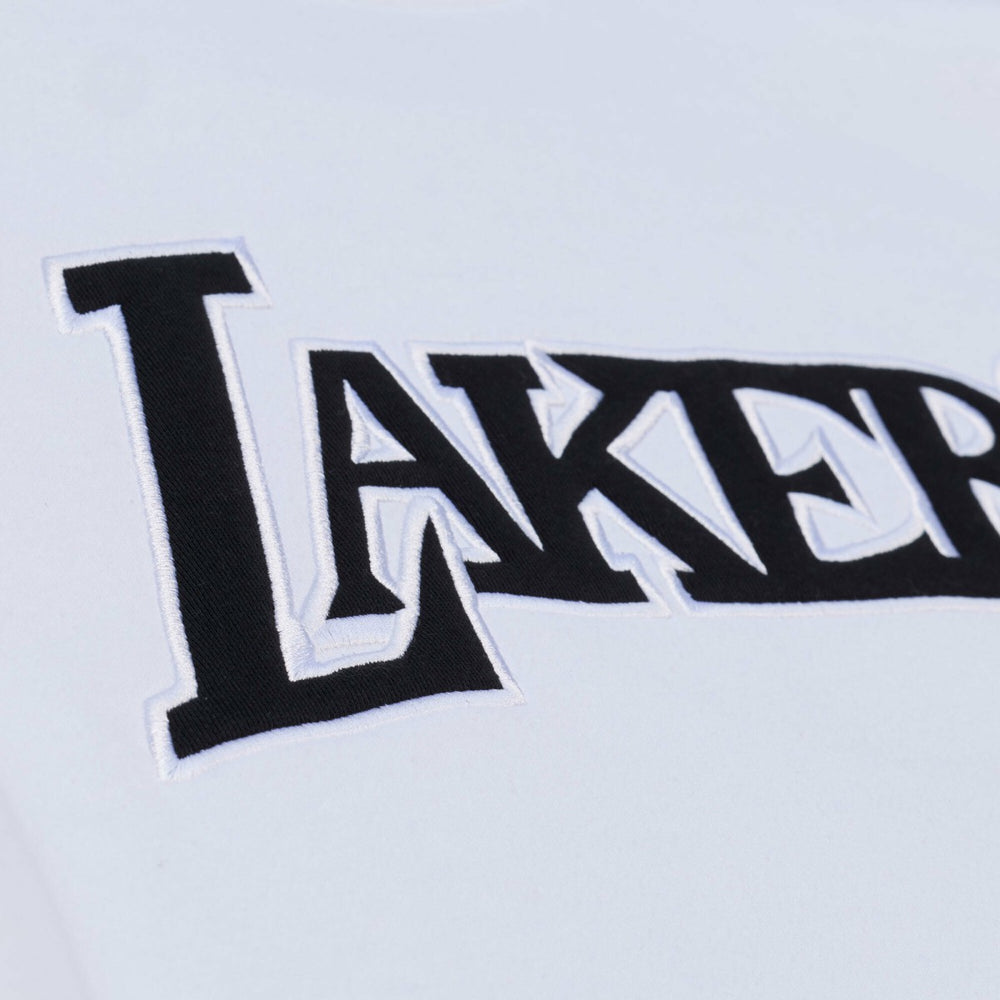 Los Angeles Lakers Arctic Fleece Sweatshirt White | Mitchell & Ness