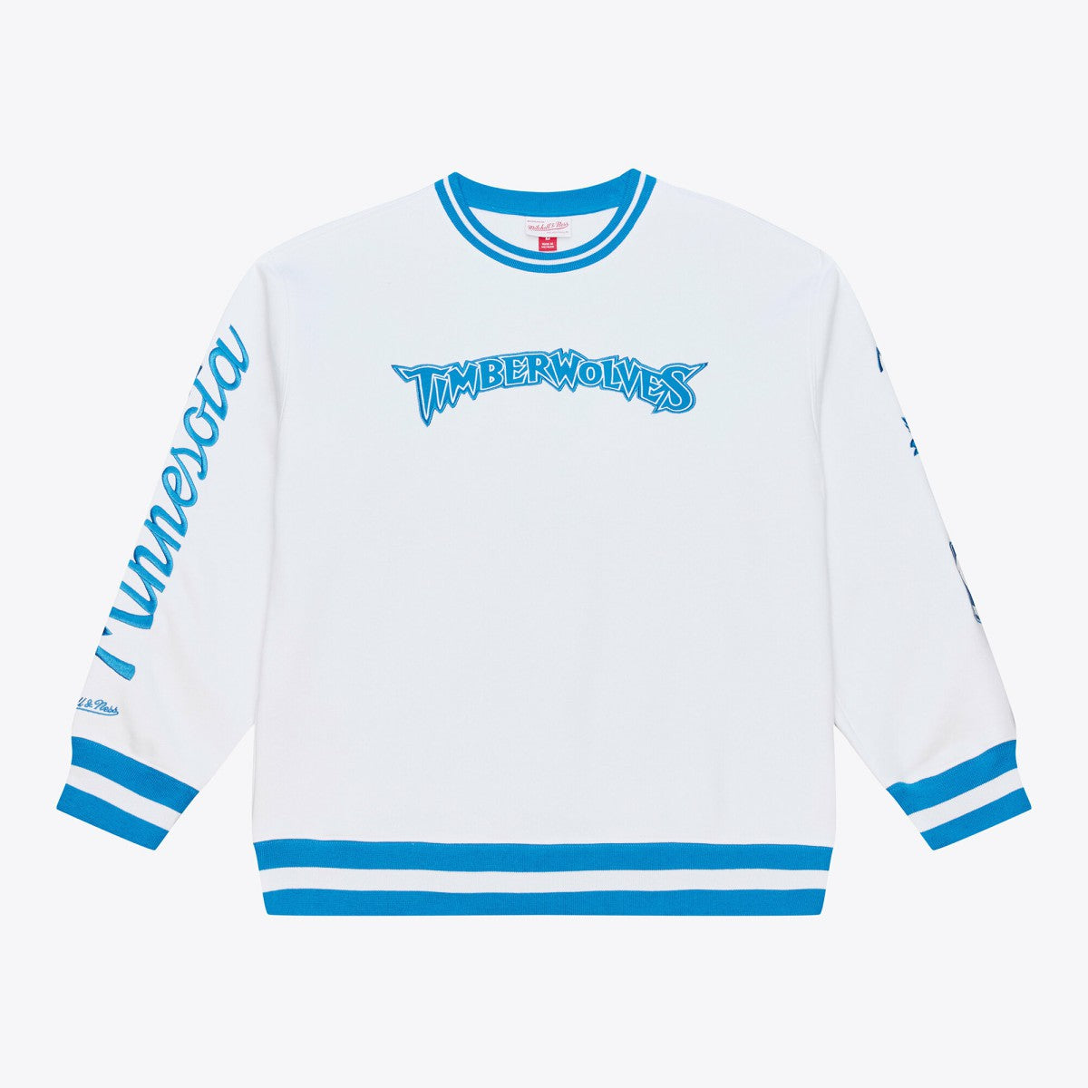 Minnesota Timberwolves Arctic Fleece Sweatshirt White | Mitchell & Ness discount