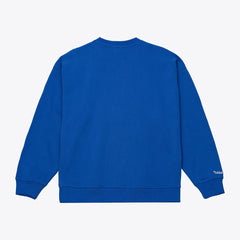 New York Knicks Women's Hardwood Classics Script Lightweight Sweatshirt Royal | Mitchell & Ness for sale