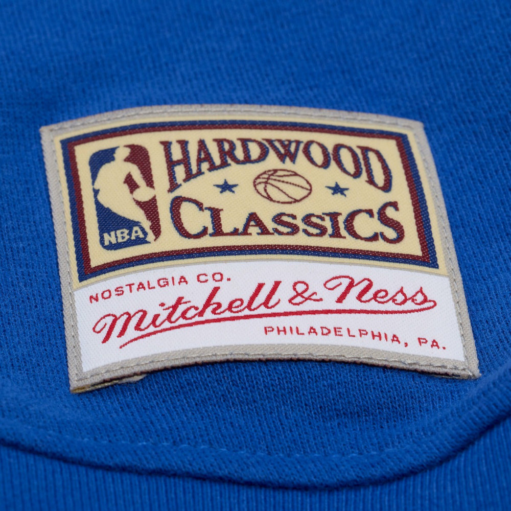 New York Knicks Women's Hardwood Classics Script Lightweight Sweatshirt Royal | Mitchell & Ness for sale