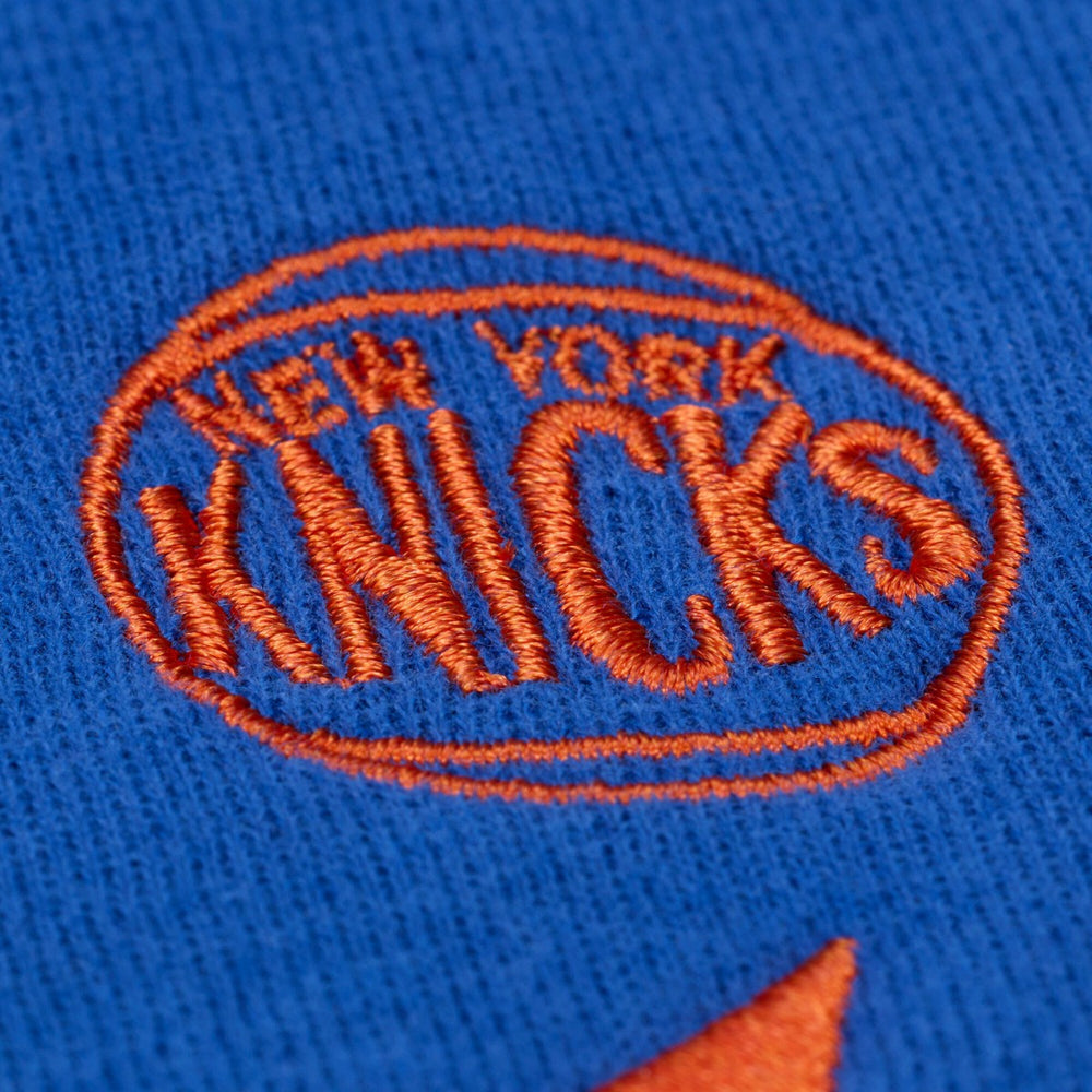 New York Knicks Women's Hardwood Classics Script Lightweight Sweatshirt Royal | Mitchell & Ness for sale