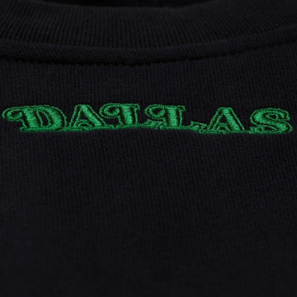 Dallas Mavericks Women's Hardwood Classics Script Lightweight Sweatshirt for sale Black | Mitchell & Ness US