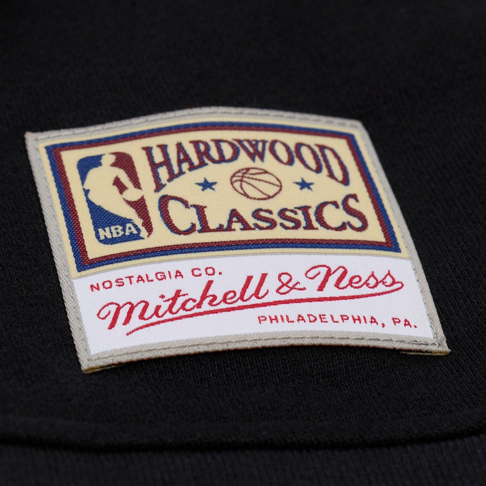 Denver Nuggets Women's Hardwood Classics Script Lightweight Sweatshirt for sale Black | Mitchell & Ness online