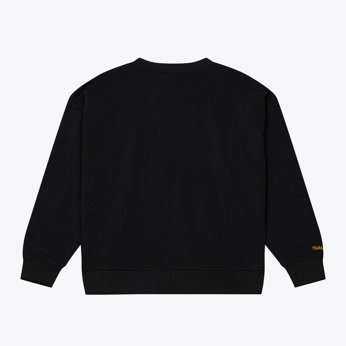 Los Angeles Lakers Women's Hardwood Classics Script Lightweight Sweatshirt Black | Mitchell & Ness US