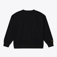 Los Angeles Lakers Women's Hardwood Classics Script Lightweight Sweatshirt Black | Mitchell & Ness US