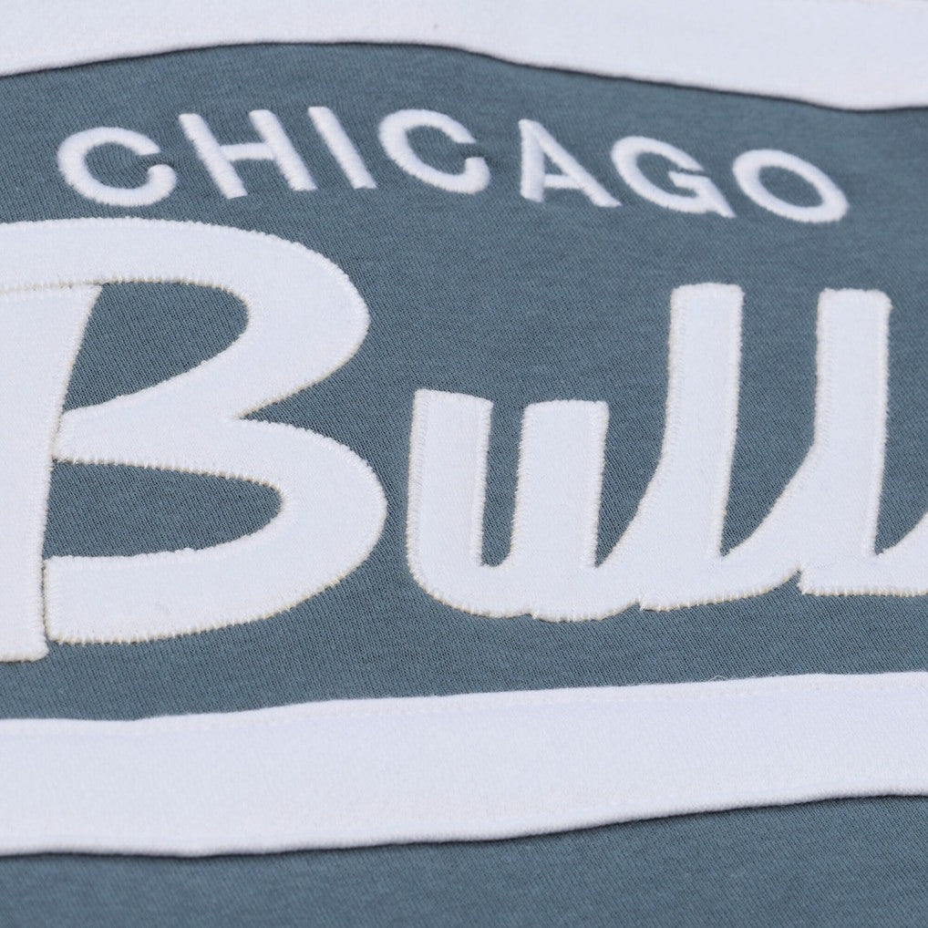 Chicago Bulls Thunderstorm Head Coach Quarter-Zip Jacket Blue | Mitchell & Ness