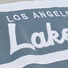 Los Angeles Lakers Thunderstorm Head Coach Quarter-Zip Jacket Blue | Mitchell & Ness Lifestyle