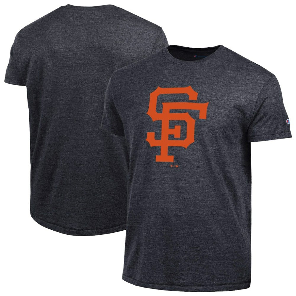 San Francisco Giants Champion Cooperstown Logo Tri-Blend T-Shirt - Black - MLB Sale