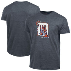 Detroit Tigers Champion Cooperstown Logo Tri-Blend T-Shirt - Navy - MLB Discount