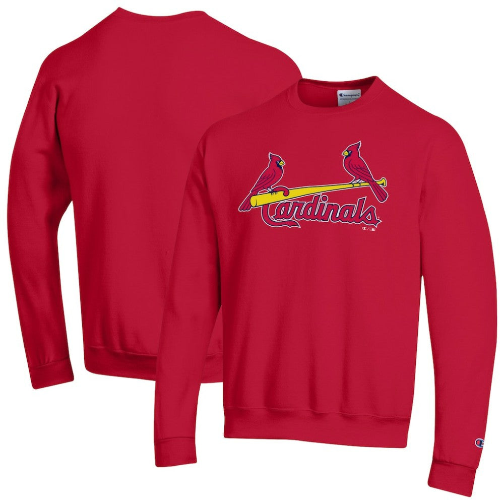 St. Louis Cardinals Champion Powerblend Wordmark Sweatshirt - Red - MLB on Sale