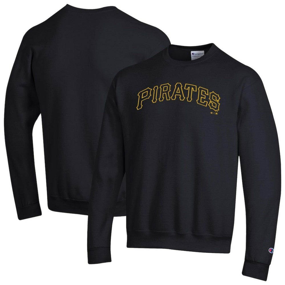 Pittsburgh Pirates Champion Powerblend Wordmark Sweatshirt - Black - MLB Sale