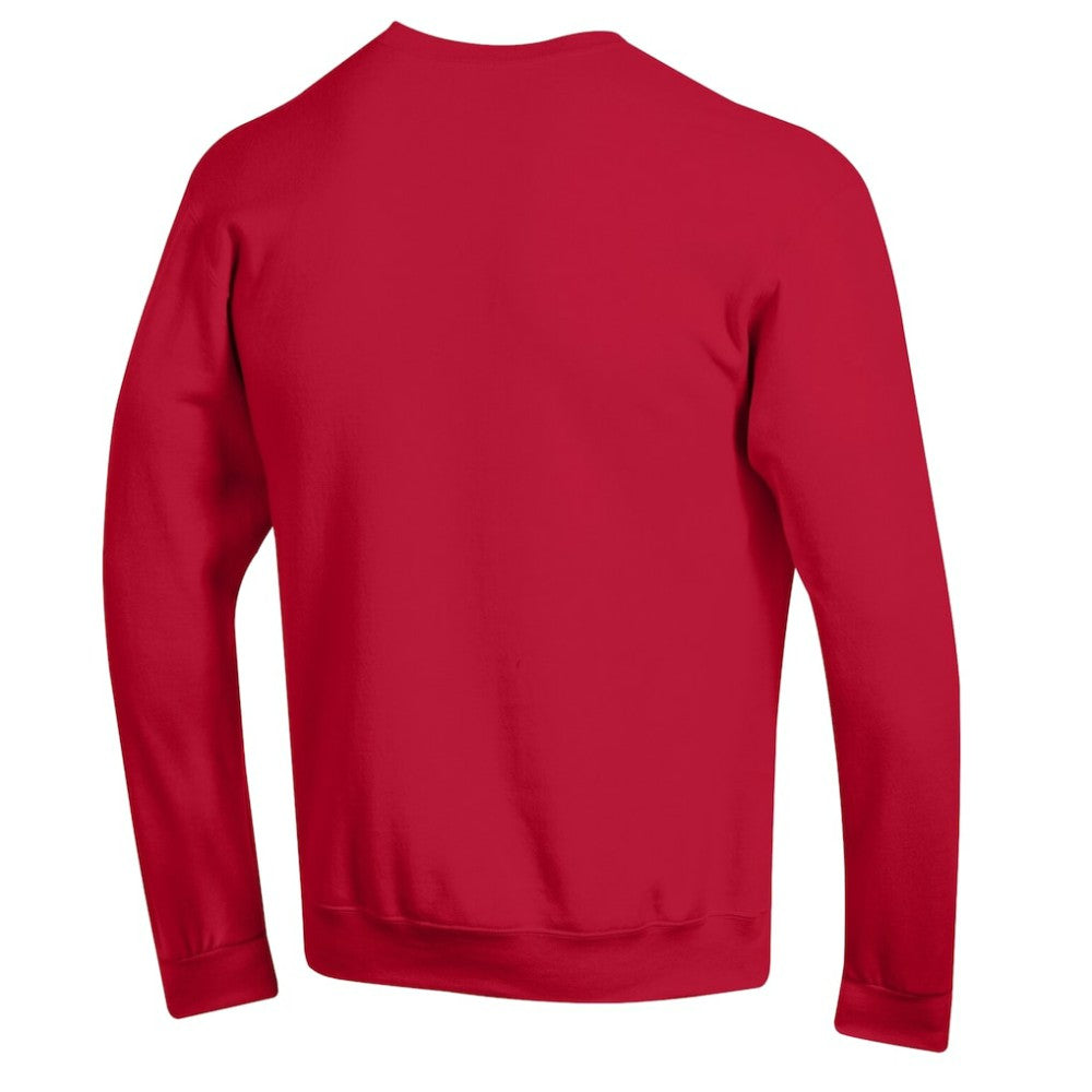 Cincinnati Reds Champion Powerblend Wordmark Sweatshirt - Red - MLB Discount