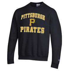 Pittsburgh Pirates Champion Heart & Soul Powerblend Sweatshirt - Black - MLB Lifestyle
