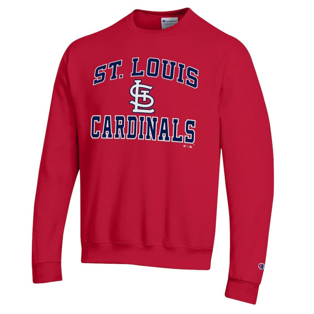 St. Louis Cardinals Champion Heart & Soul Powerblend Sweatshirt - Red - MLB on Sale