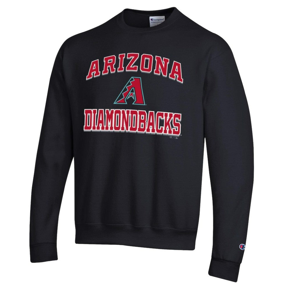 Arizona Diamondbacks Champion Heart & Soul Powerblend Sweatshirt - Black - MLB Discount