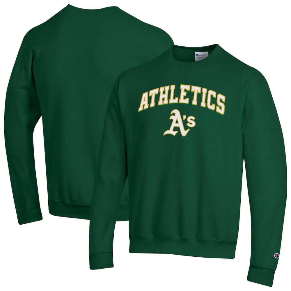 Athletics Champion Heart & Soul Powerblend Sweatshirt - Green - MLB Online
