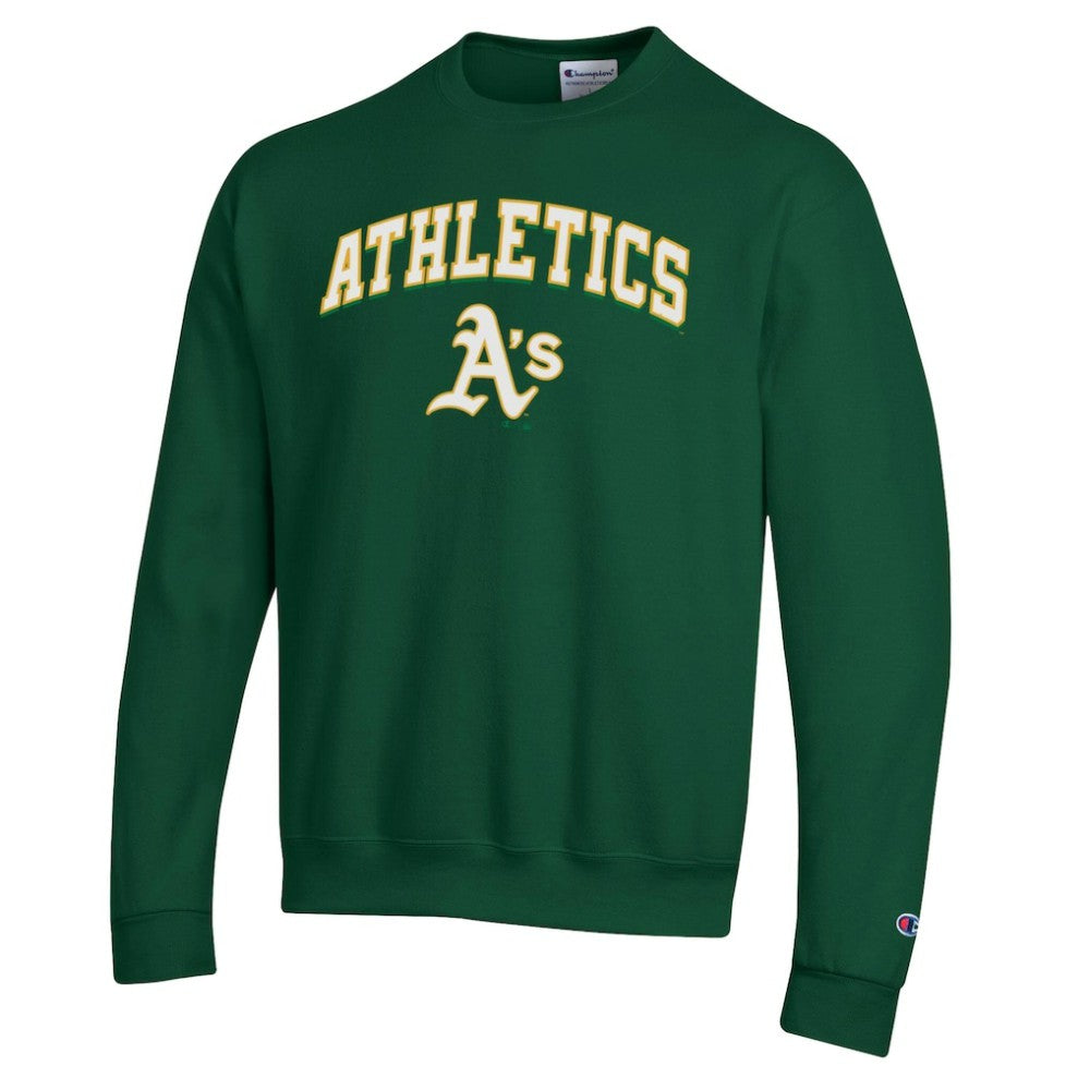 Athletics Champion Heart & Soul Powerblend Sweatshirt - Green - MLB Online