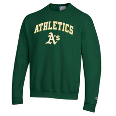 Athletics Champion Heart & Soul Powerblend Sweatshirt - Green - MLB Online