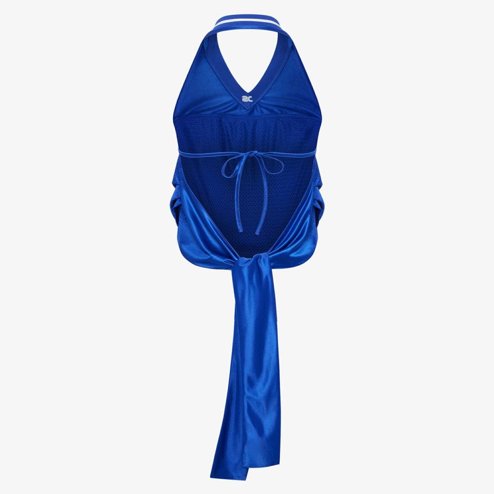New York Knicks Off Season x NBA Women's Halter Top Blue