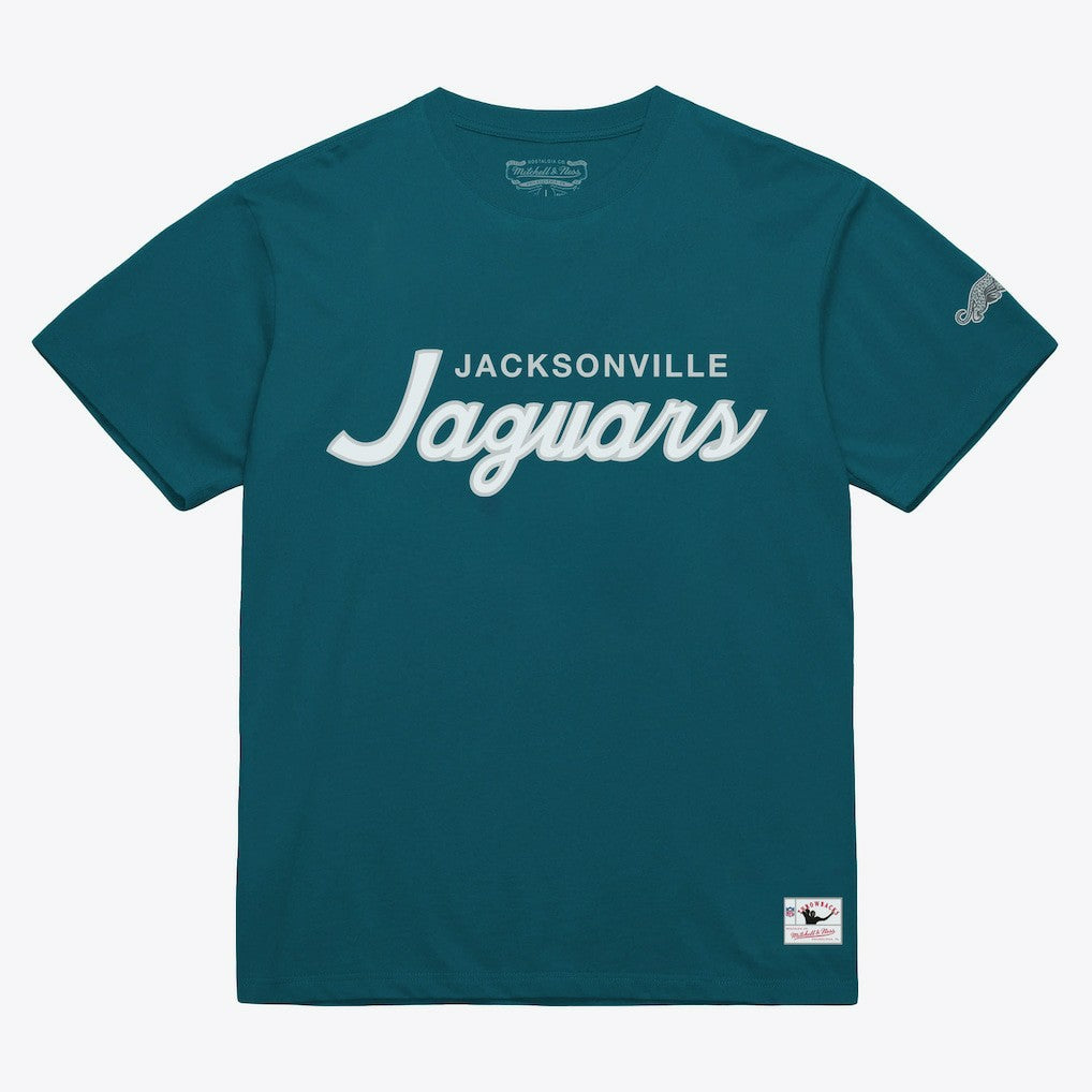 Mitchell & Ness Jacksonville Jaguars Head Coach Classic T-Shirt Teal