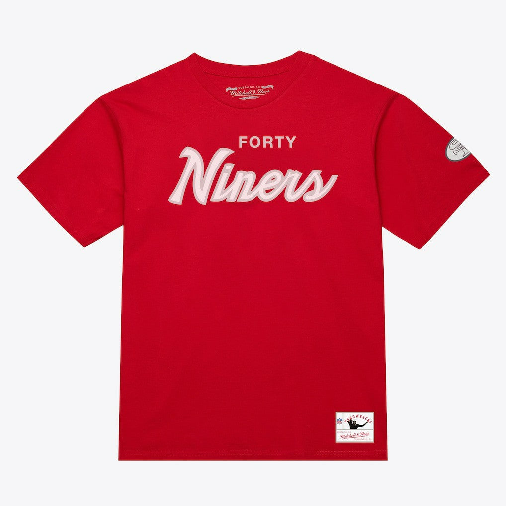 Mitchell & Ness San Francisco 49ers Head Coach Classic T-Shirt Scarlet