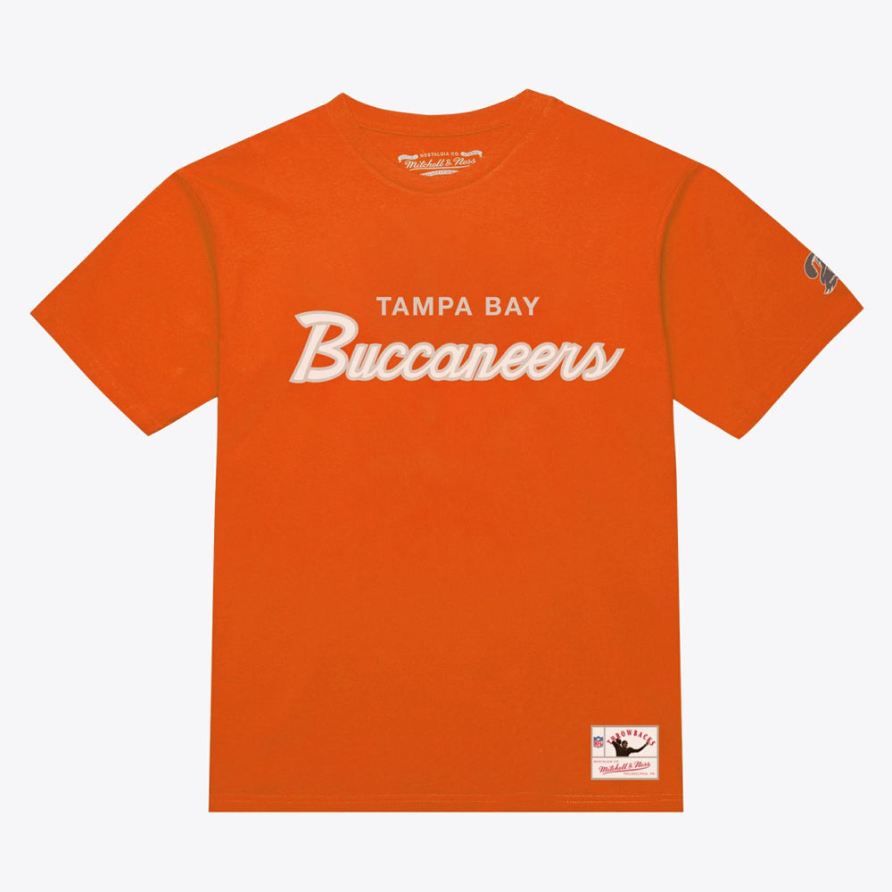 Mitchell & Ness Tampa Bay Buccaneers Head Coach Classic T-Shirt Orange