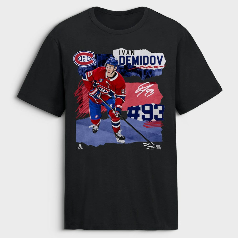 Ivan Demidov Montreal Canadiens Fresh Ice T-Shirt - Black - NHL 203755377