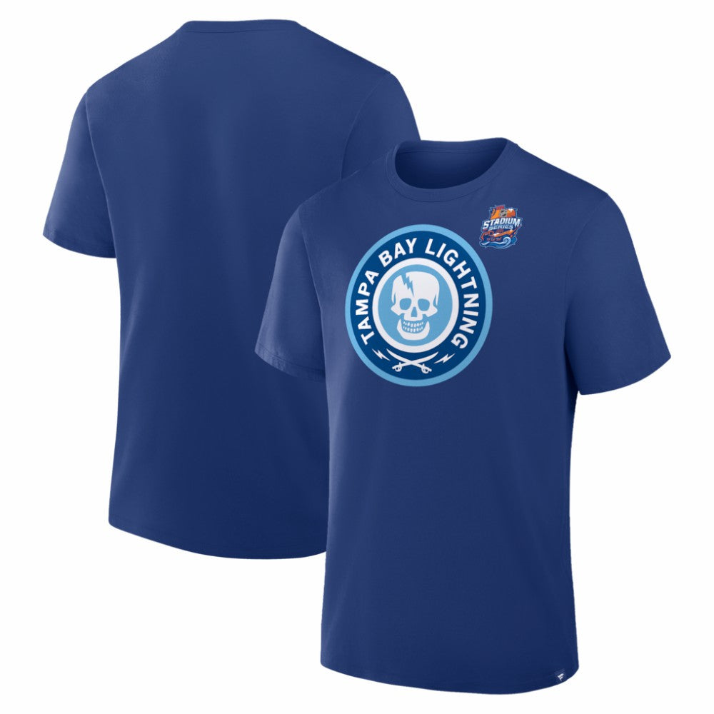 Tampa Bay Lightning 2026 NHL Stadium Series Secondary Logo T-Shirt - Blue - NHL 203756071