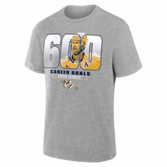 Steven Stamkos Nashville Predators 600th Career Goal T-Shirt - Gray - NHL 203758495
