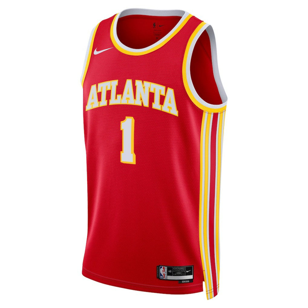 Jalen Johnson Atlanta Hawks Unisex Swingman Jersey Icon Edition Red | Nike discount