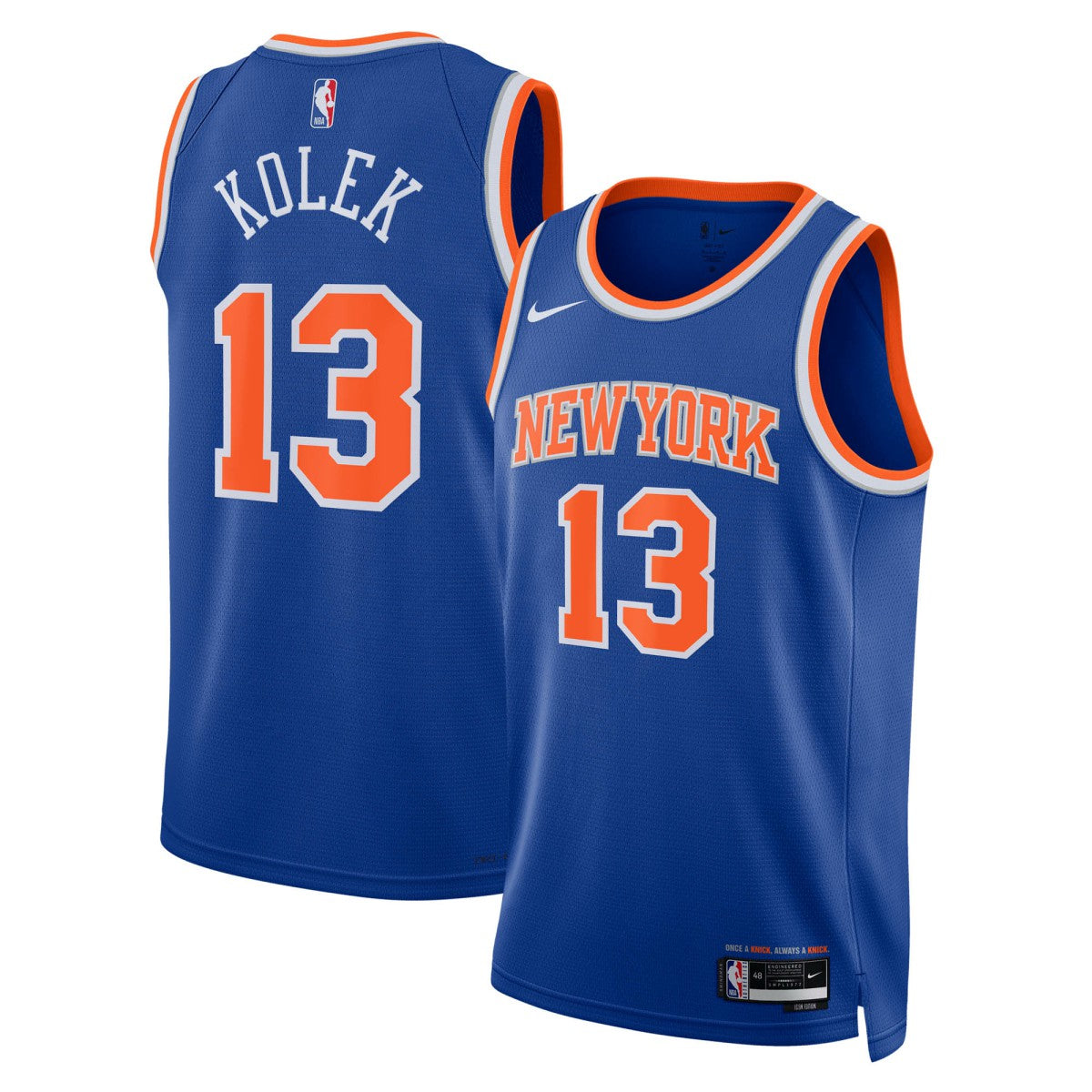 Tyler Kolek New York Knicks Unisex Swingman Jersey Icon Edition Blue | Nike discount
