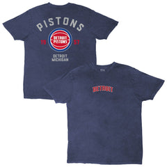 Detroit Pistons Stadium Essentials Unisex Get Back Vintage T-Shirt Blue