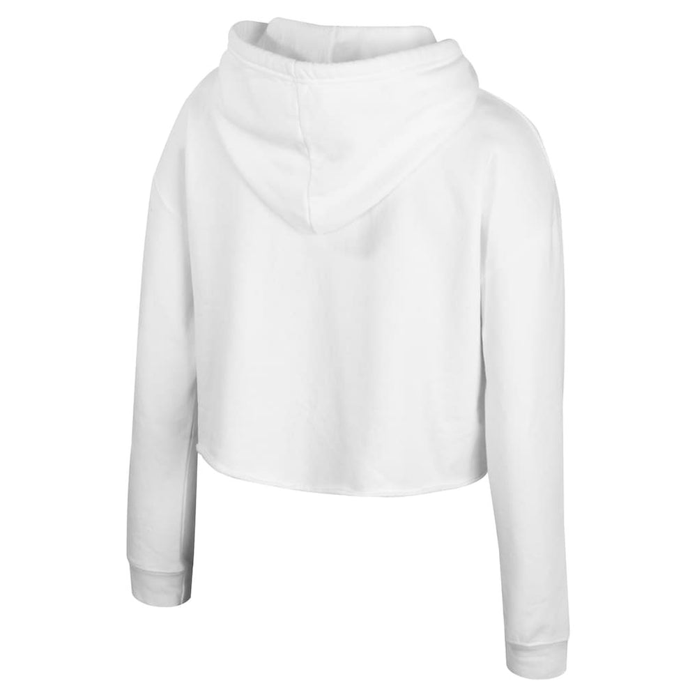 Detroit Pistons Stadium Essentials Women's Ice Cream Cropped Hoodie White