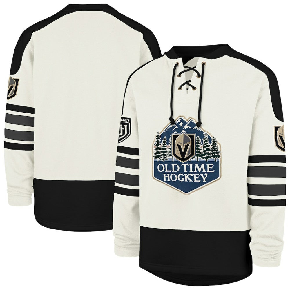 Vegas Golden Knights '47 Pond Hockey Trio Eternal Lacer Sweatshirt - Cream - NHL 203760198